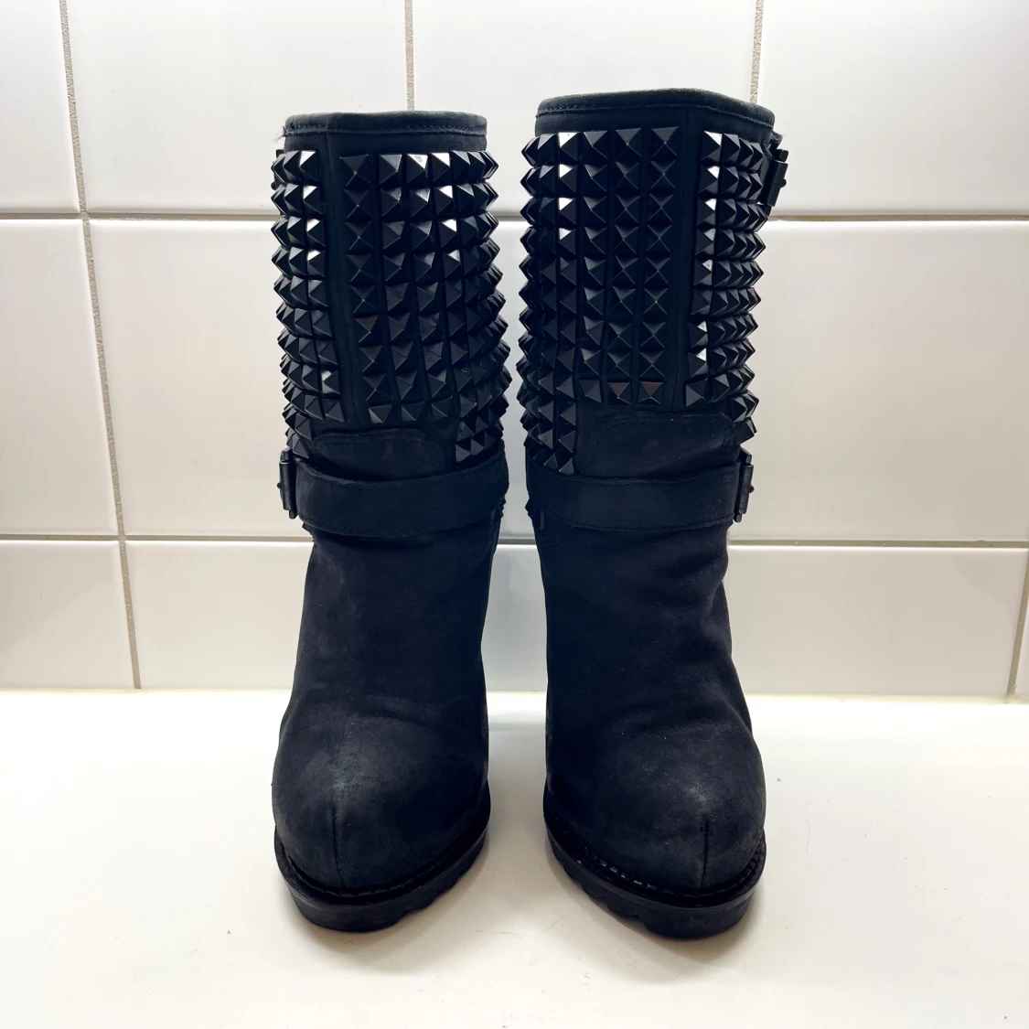 ASH Boots med grov Stilettklack & Sula - 90