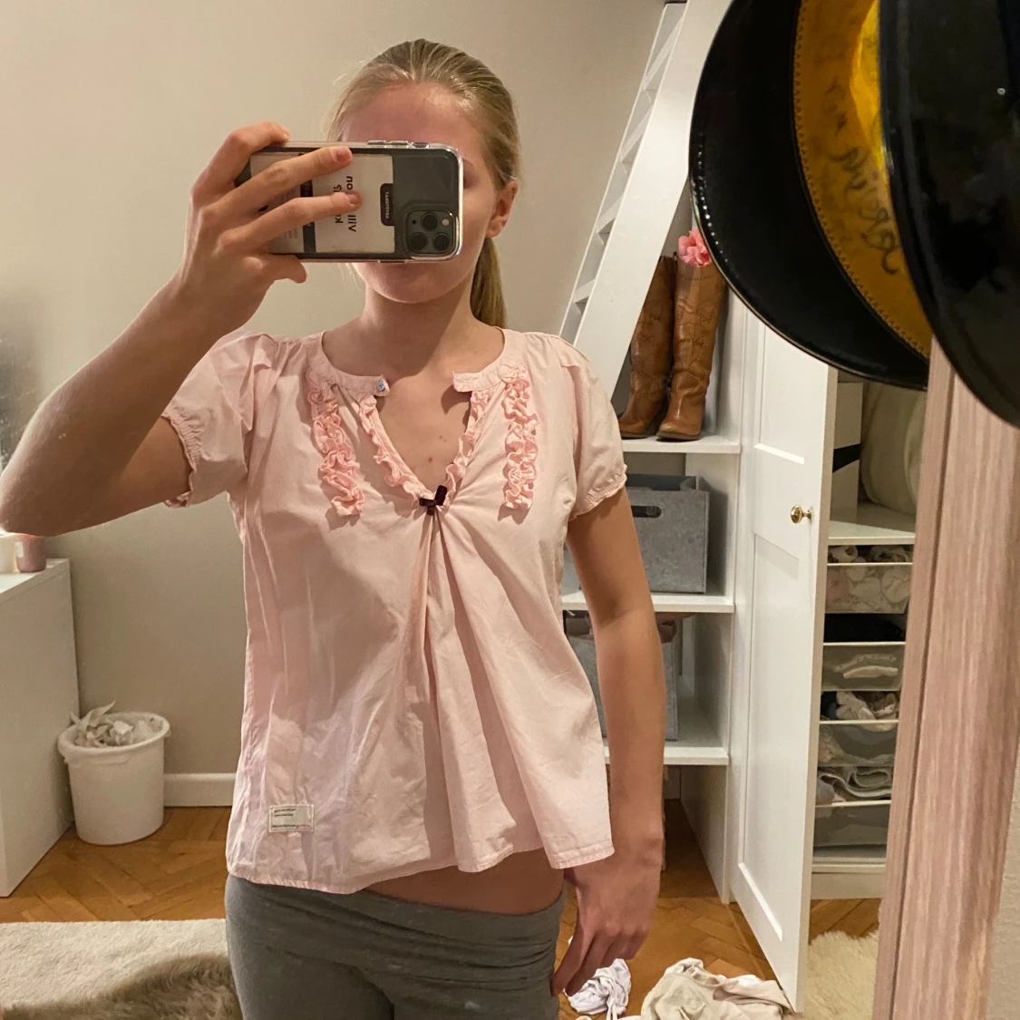 Rosa odd Molly blus  - 90