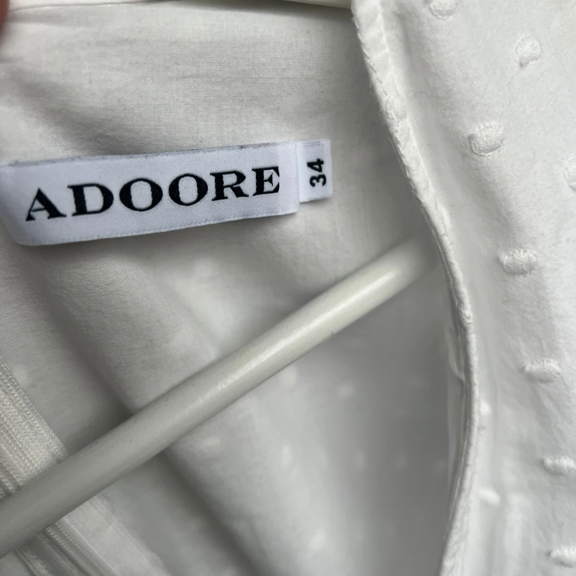 Vit adoore klänning - 90