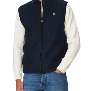 Mörkblå fleeceväst med dragkedja - Helt oanvänd morris väst som är mycket eftertraktad som är i storlek Medium. Pris ej hugget i sten. Perfekt att ha på afterski