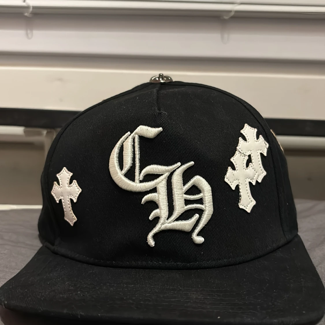 Svart Chrome Hearts keps - 90