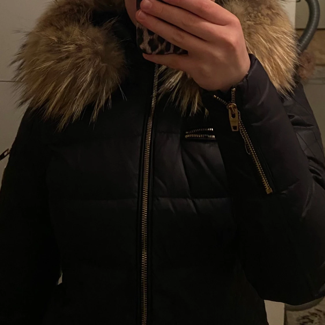 Svart rockandblue jacka  - 90