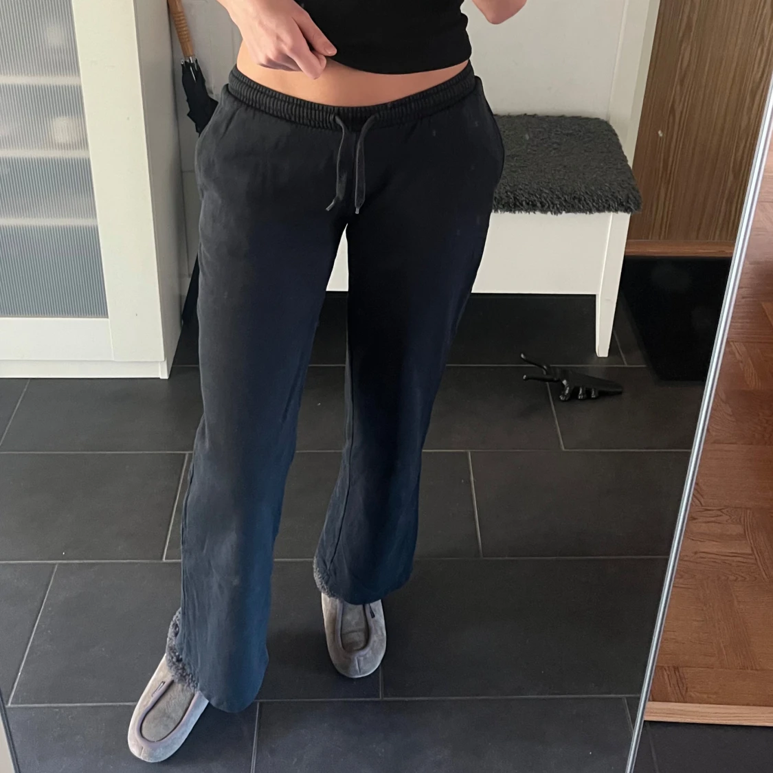 Svarta mjukisbyxor  - 2