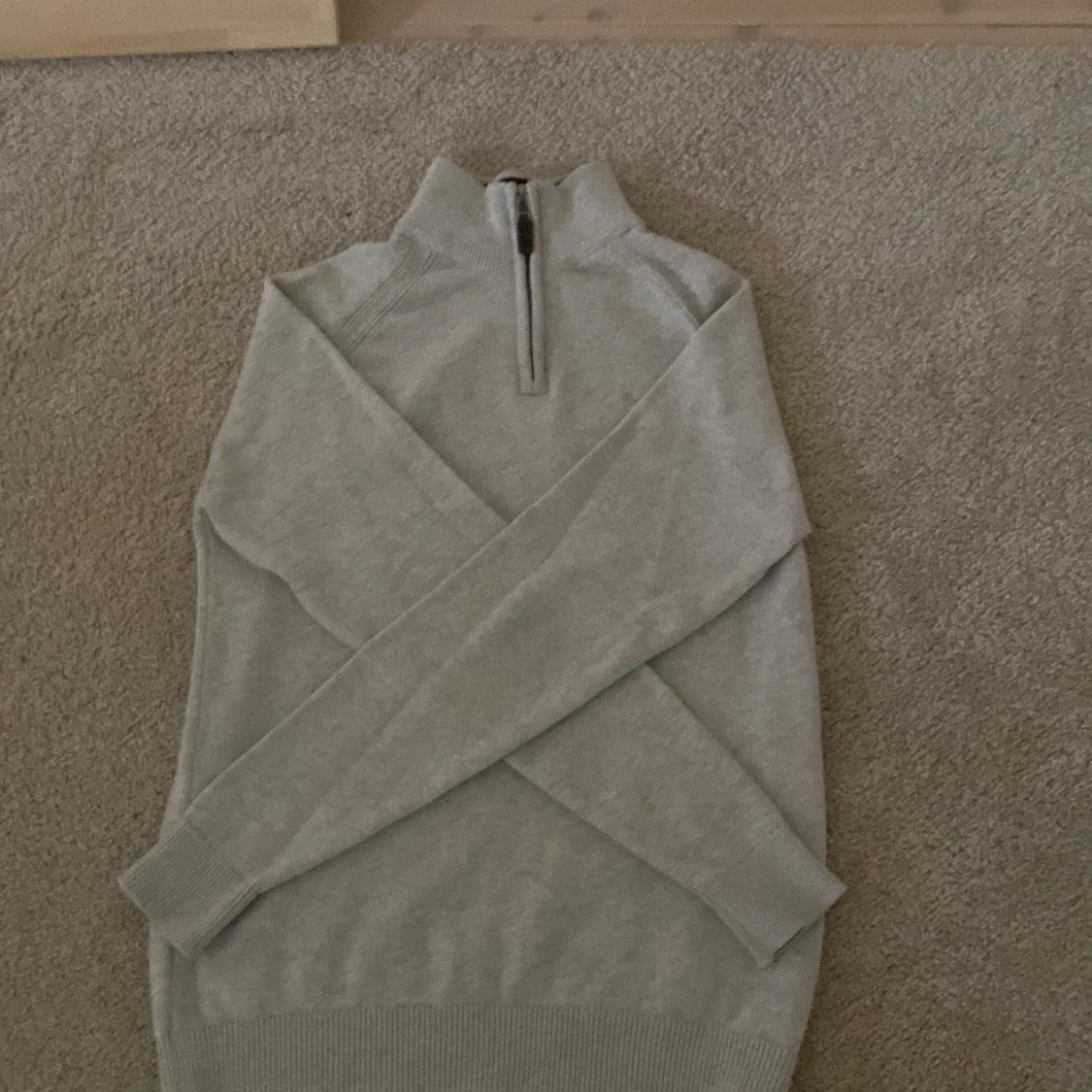 Grå stickad halvzip från Bondelid - 4