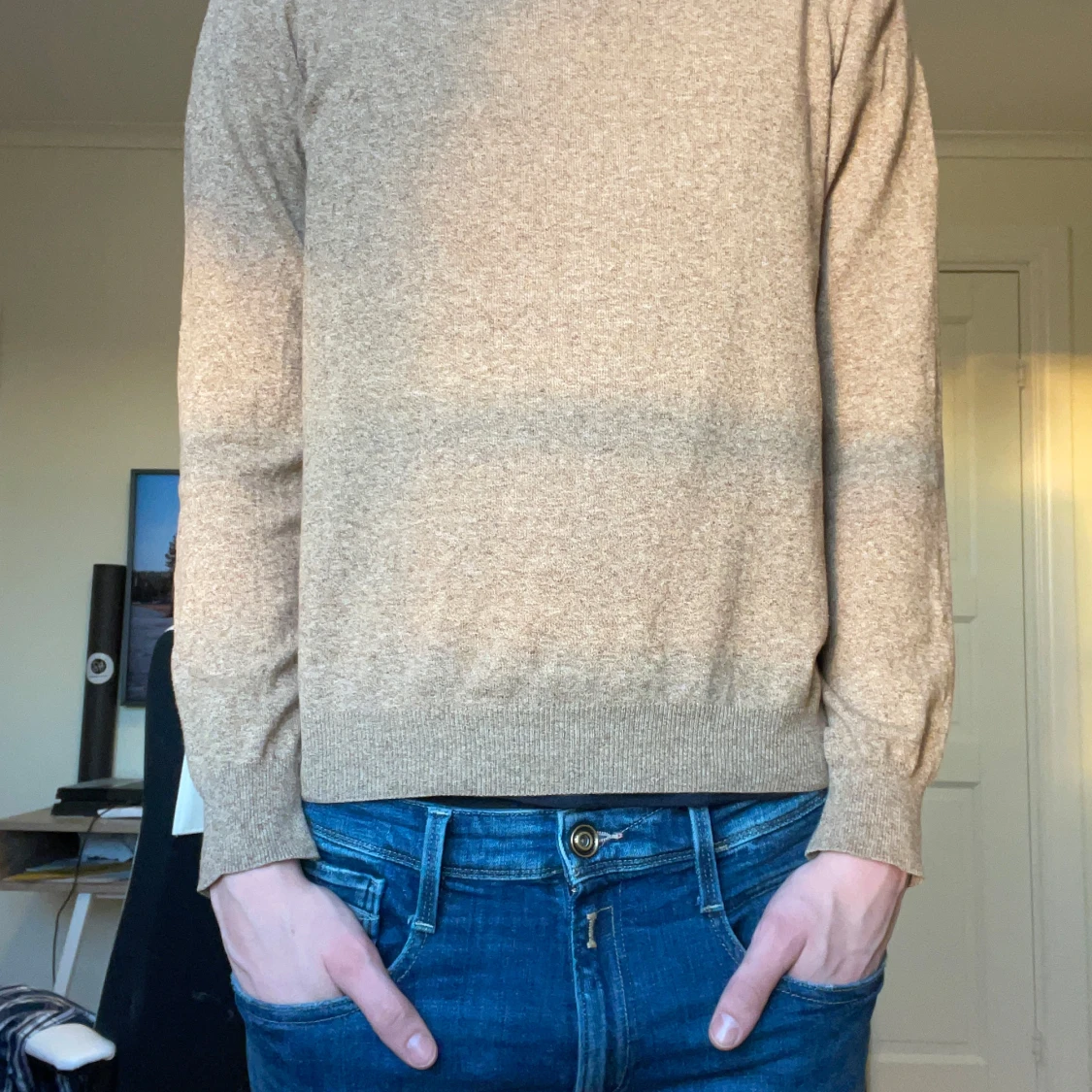 Beige tröja från Oscar Jacobson - 91