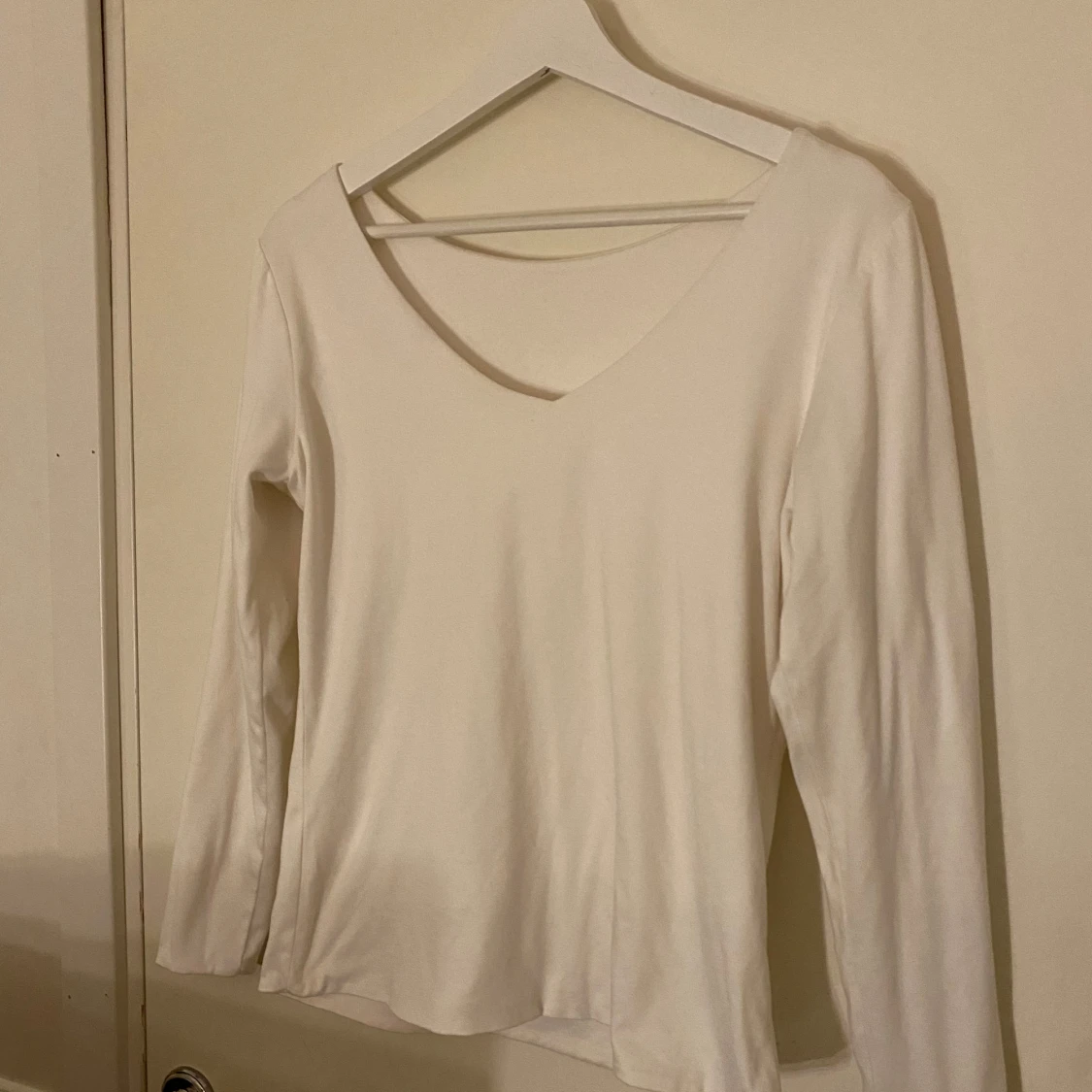 Vit långärmad topp från by Me