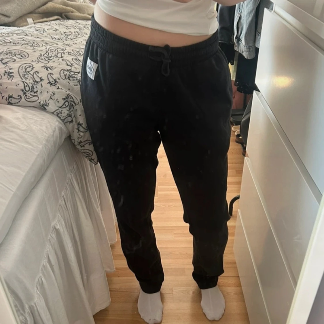 Svarta andy mjukisbyxor