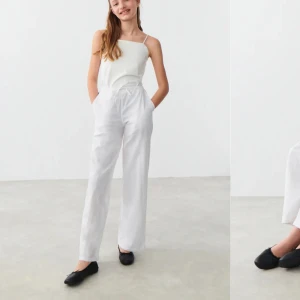 Vita linnebyxor  - Jättefina linnebyxor som är oanvända med lappen kvar, gillar inte passformen på mig därför säljs dom nu. 