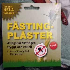 Fästinplåster ingen slutdatum  - Dags för fästningar passa på köpt Tar bort hela fästing plåster 3M  Passar känslighud Alergitestad 6 -pack  Bruksanvisning på baksidan 1 st 6 -pack för 30 kr eller 4 st 6 -pack för 100 kr viktigt för v<xma och barn .(ord pris 65kr st )