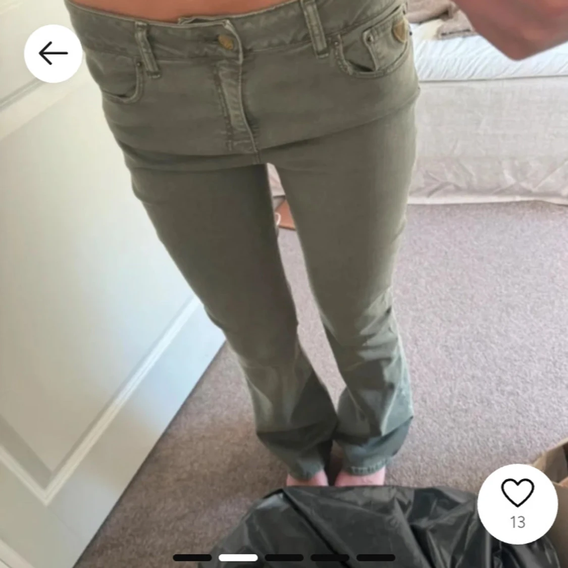 SÖKES! Gröna Lois jeans 