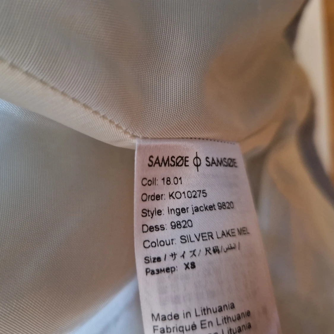 Samsøe & Samsøe ljusblå kavaj, storlek XS - 92