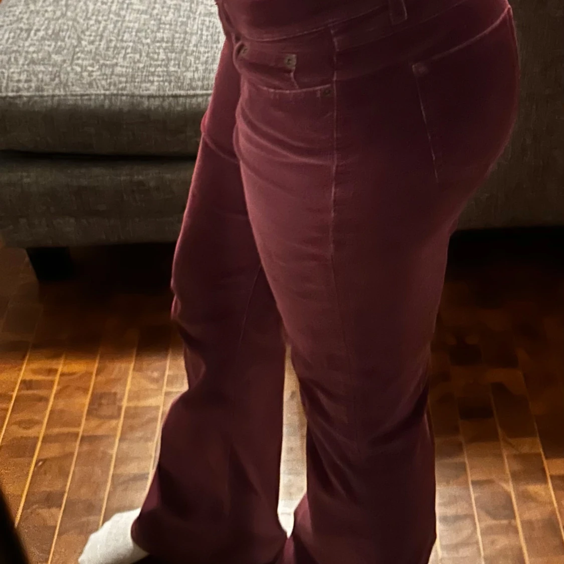 Lågmidjade bootcut jeans