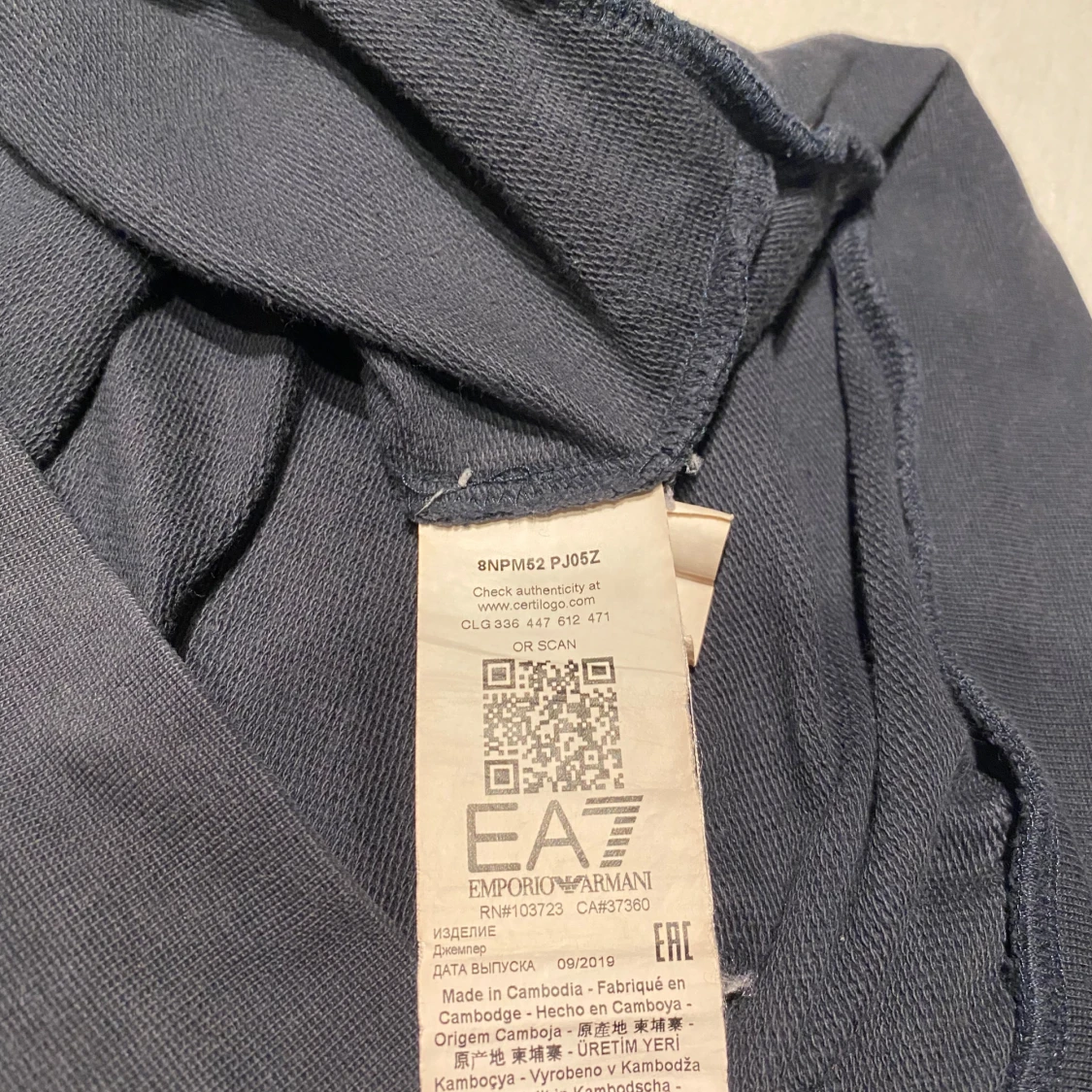 Svart tröja från EA7 Emporio Armani - 92