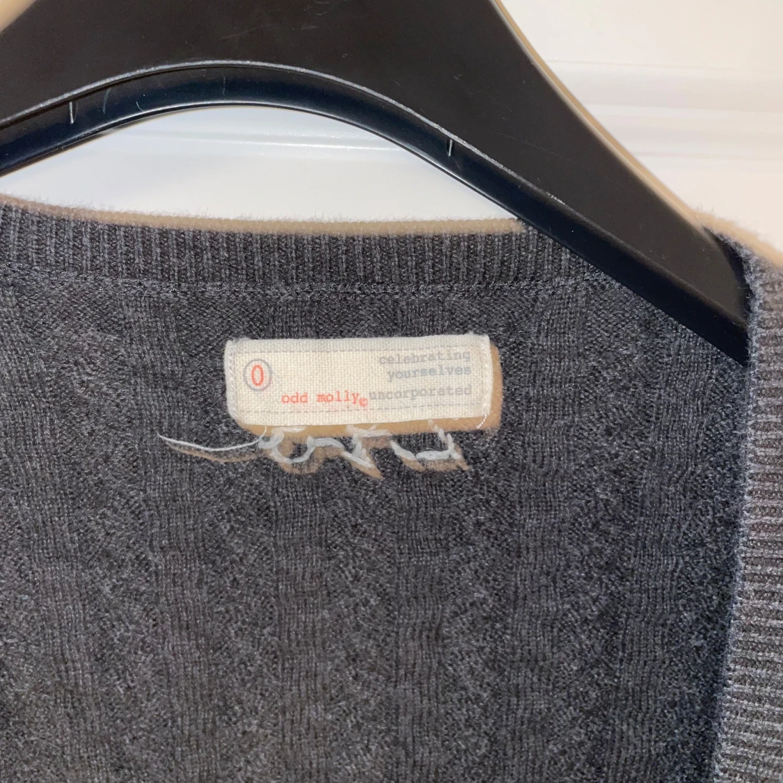 Grå stickad kofta från Odd Molly - 90