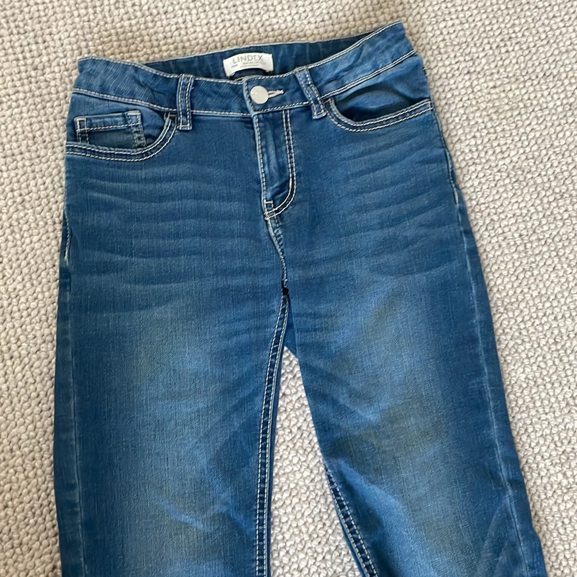 Blå jeans från Lindex - 4