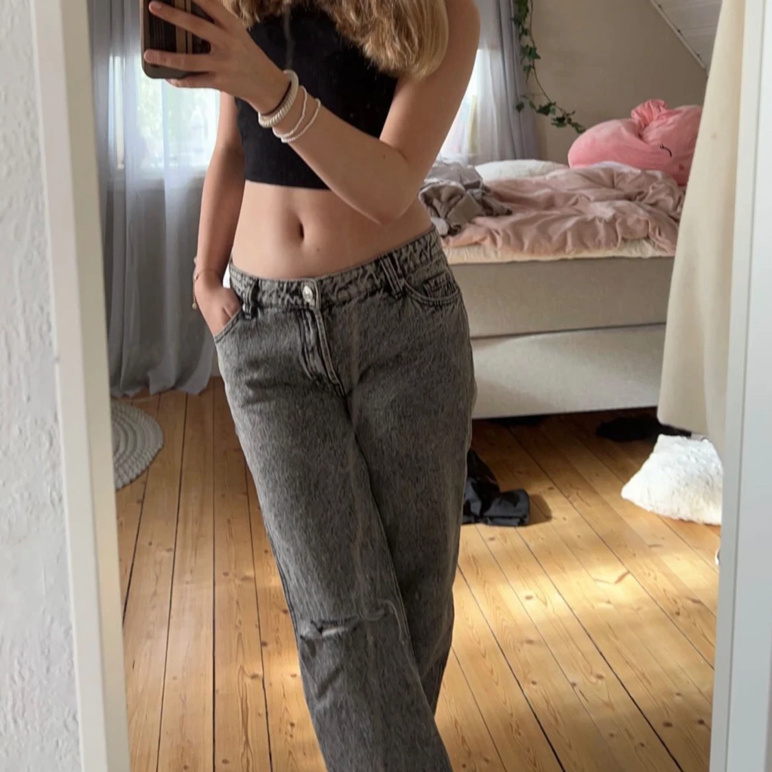 Lågmidjade jeans - 90