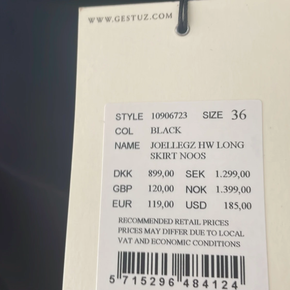 Svart lång kjol - 93