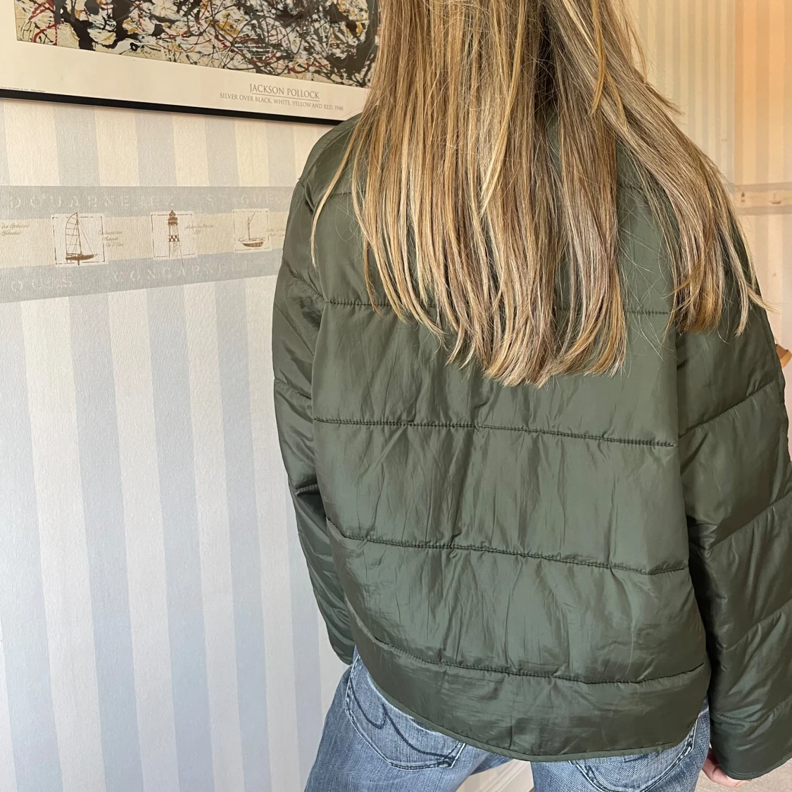 Grön Zara jacka - 90