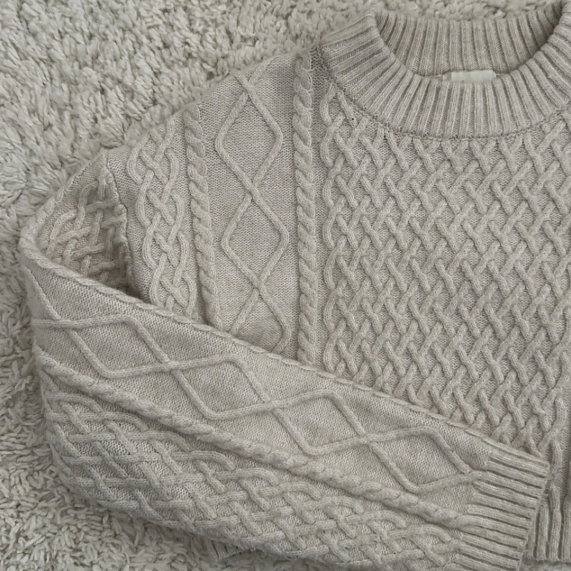 Stickad tröja 🤎 xxs