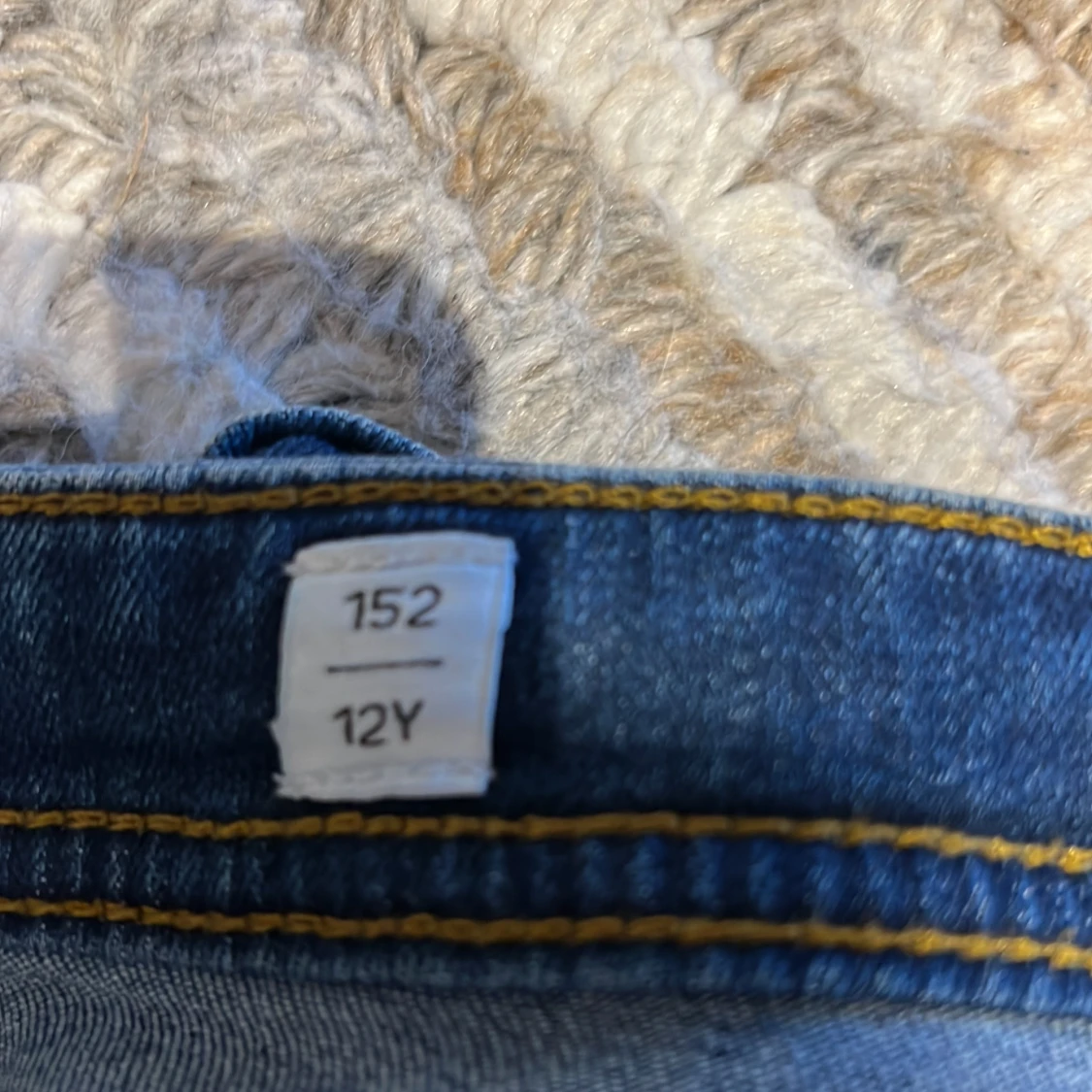 Blå jeansbyxor för ungdomar - 2