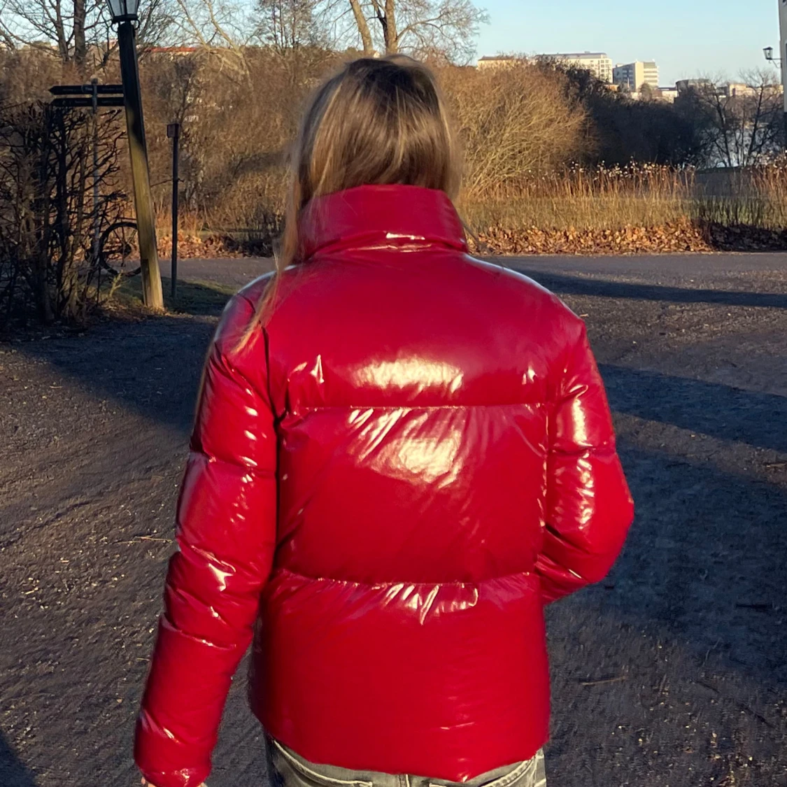 Glansig Tommy jacka  - 2