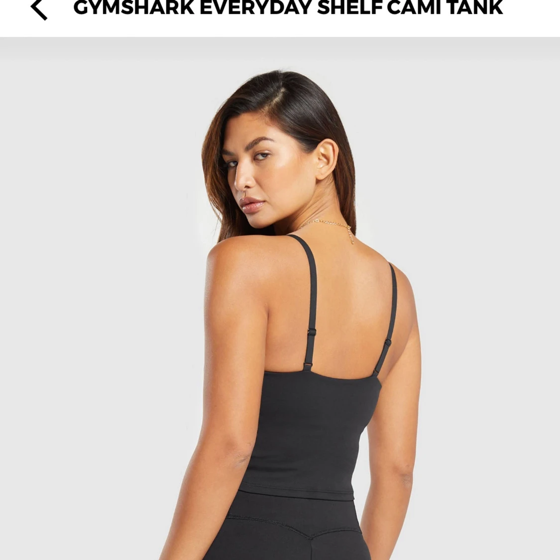 Svart camitopp från Gymshark - 1