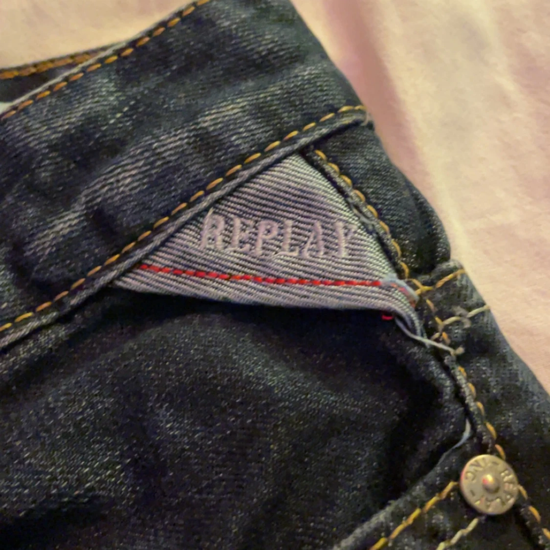 Mörkblå replay jeans - 90