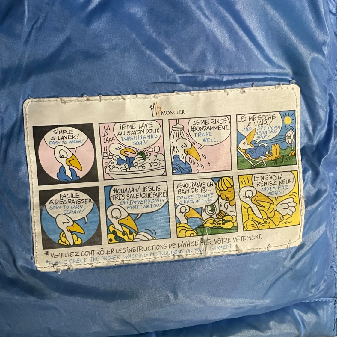 Blå dunjacka från Moncler - 3