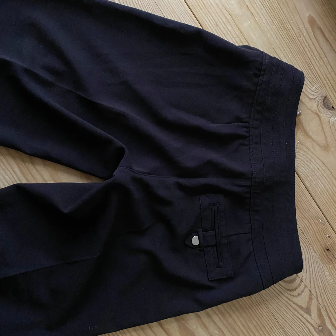 Y2k low waist bootcut kostymbyxor  - 3