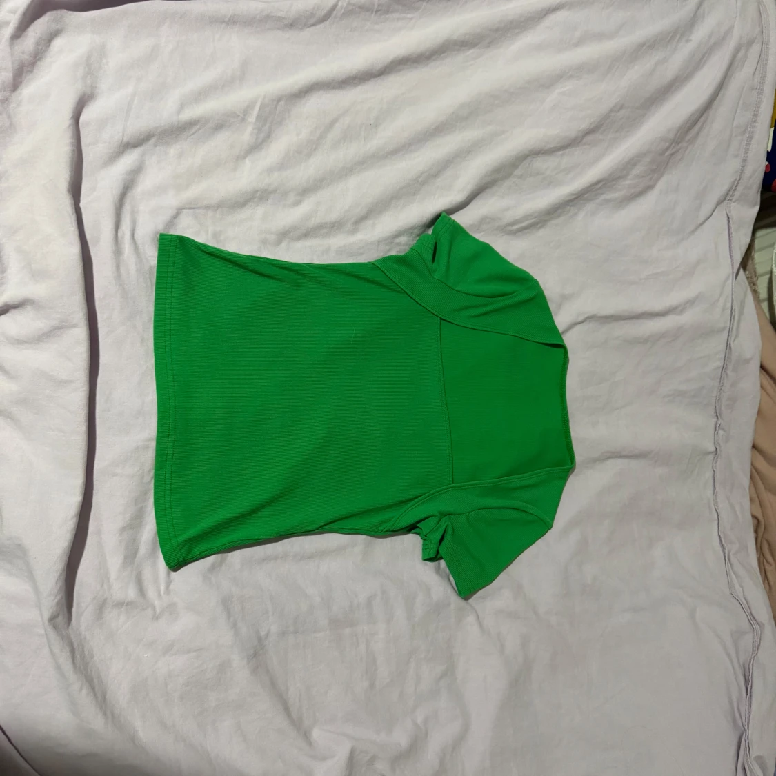 Grön ribbad topp - 2