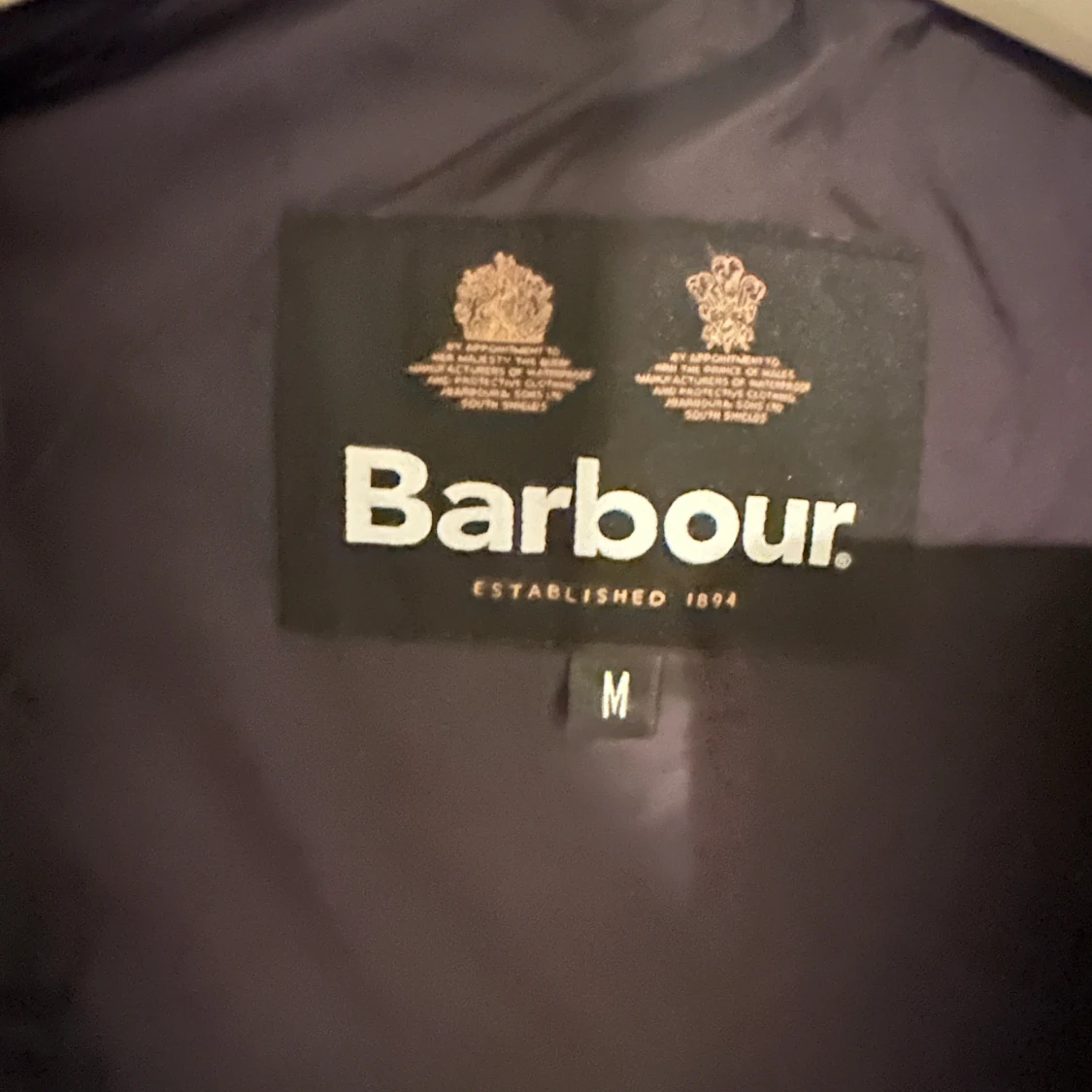 Svart quiltad jacka från Barbour - 92
