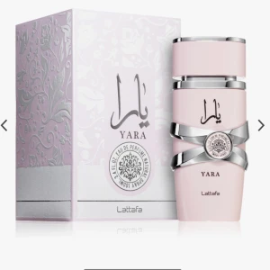 Yara Eau de Parfum från Lattafa - En väldigt god och efterfrågad parfym som doftar som en jordgubbs milkshake, säljer då den är väldigt söt för min smak. Pris kan diskuteras vid snabb affär. 