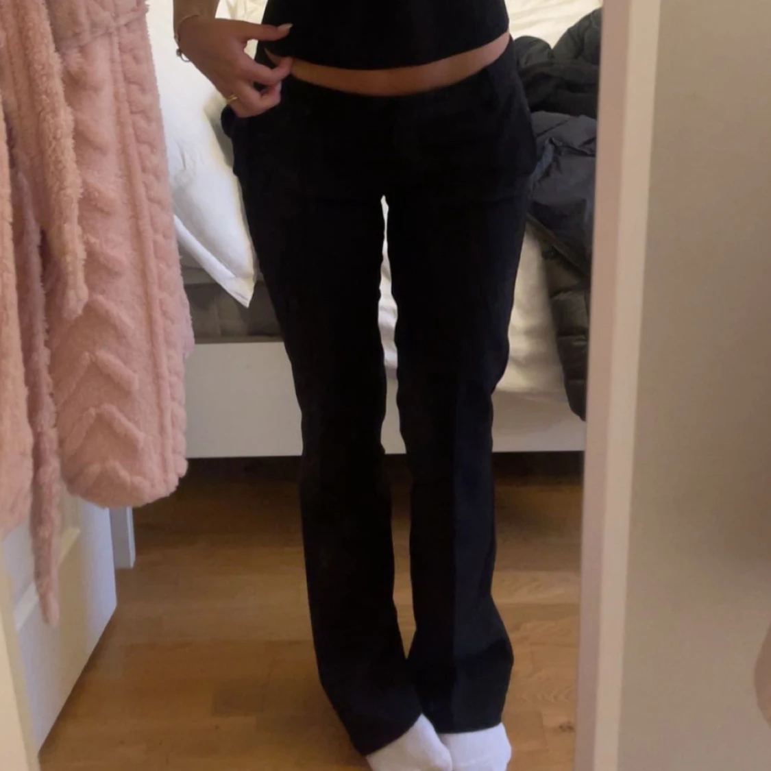 Svarta kostymbyxor - 90