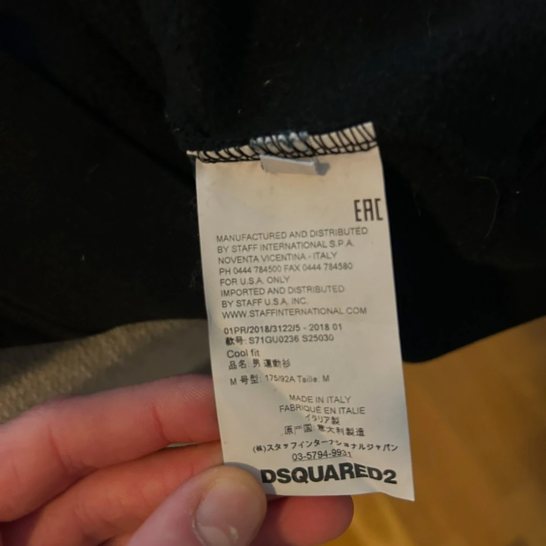 Svart sweatshirt från DSQUARED2 - 92