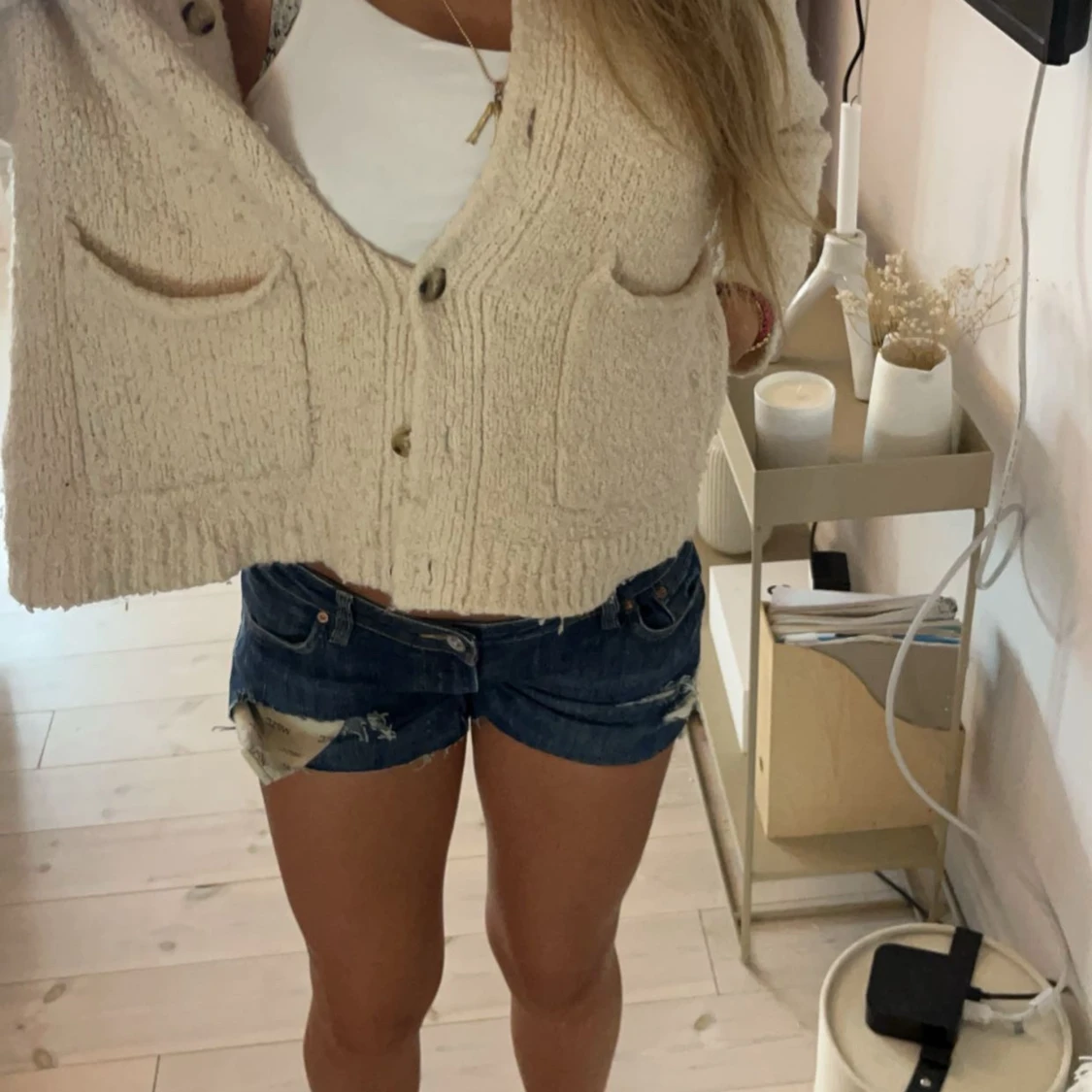 Lågmidjade shorts - 90