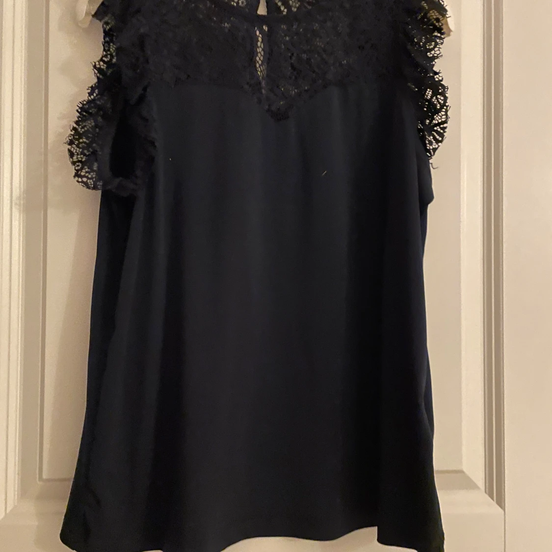 Marinblå blus  - 90