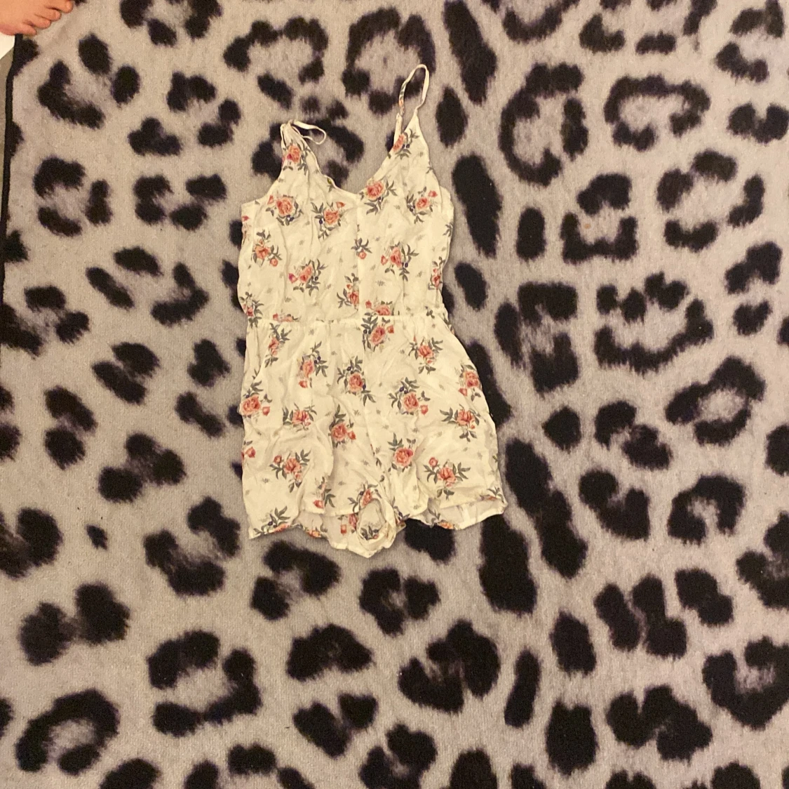 Blom mönstrad byxdress 