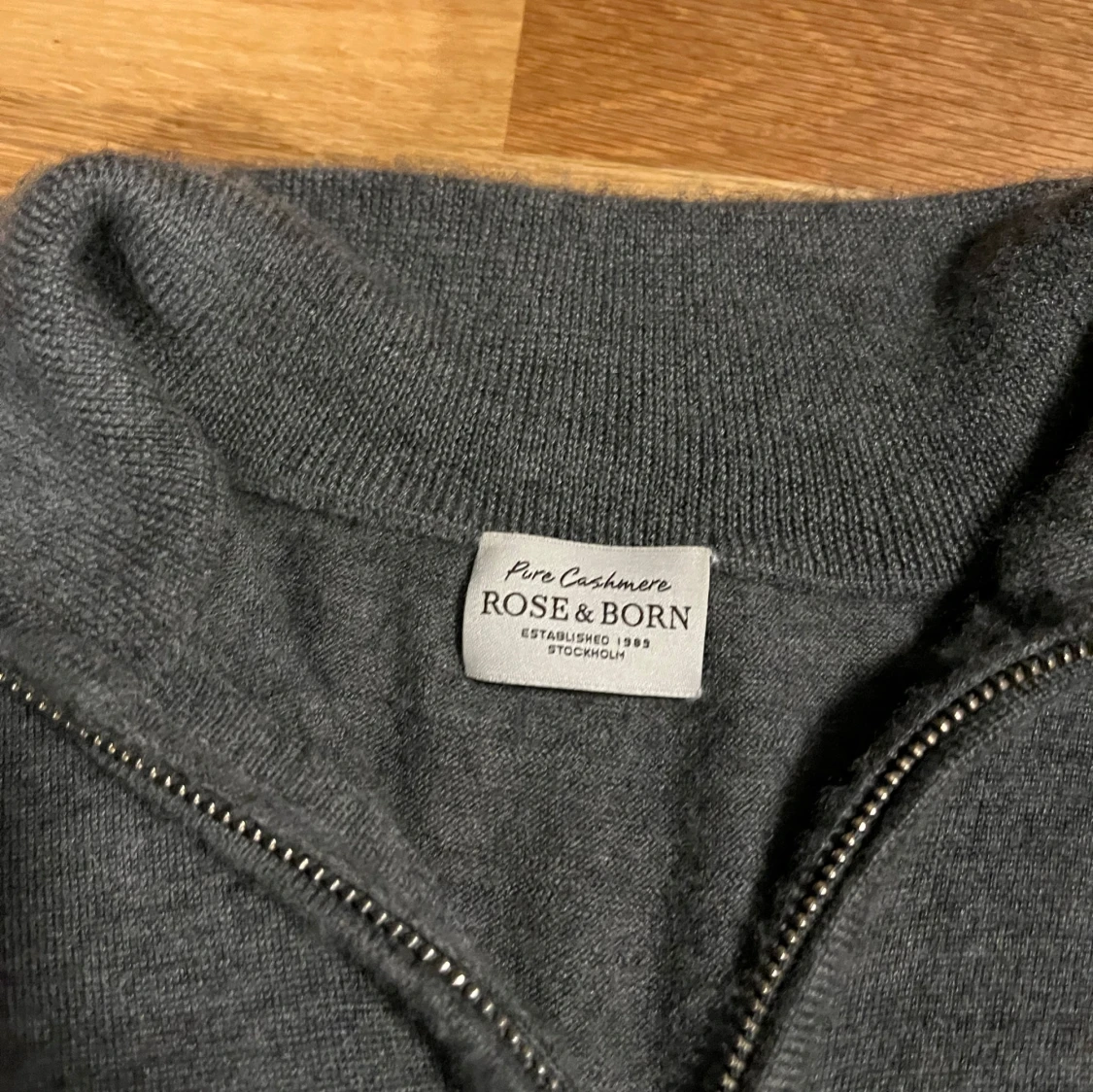 Långärmad kaschmir tröja  - 90