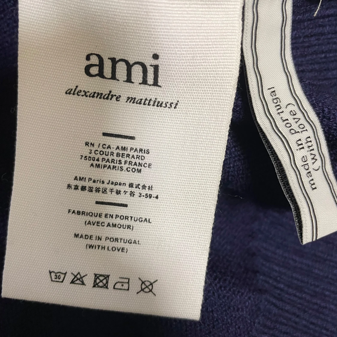 Ami Paris sweater navy blue - 4