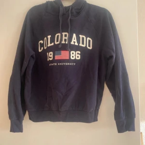 Blå hoodie - En blå hoodie Kan styla den på olika sätt  Använt ett fåtal gånger 