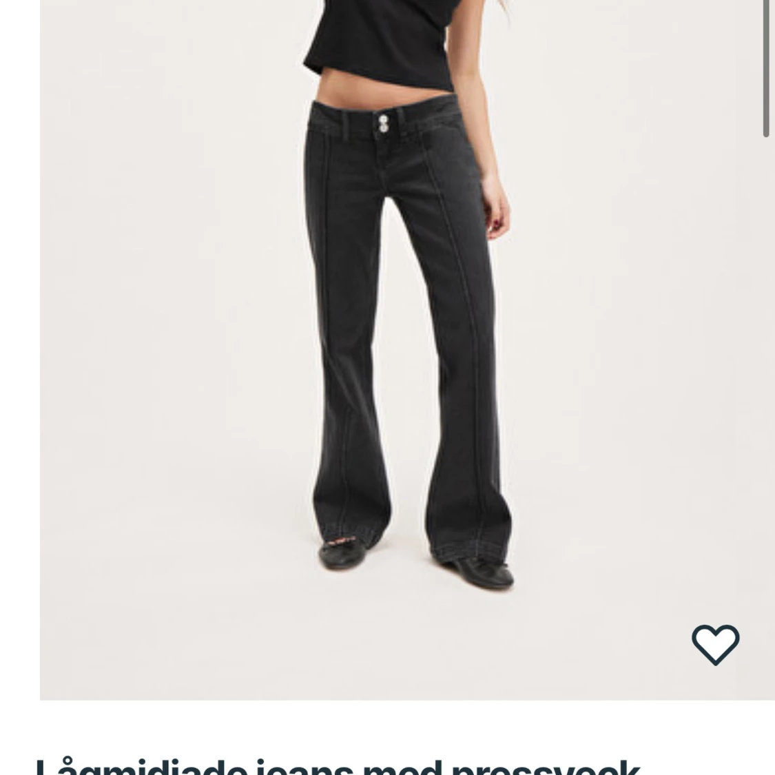 Lågmidjade jeans 