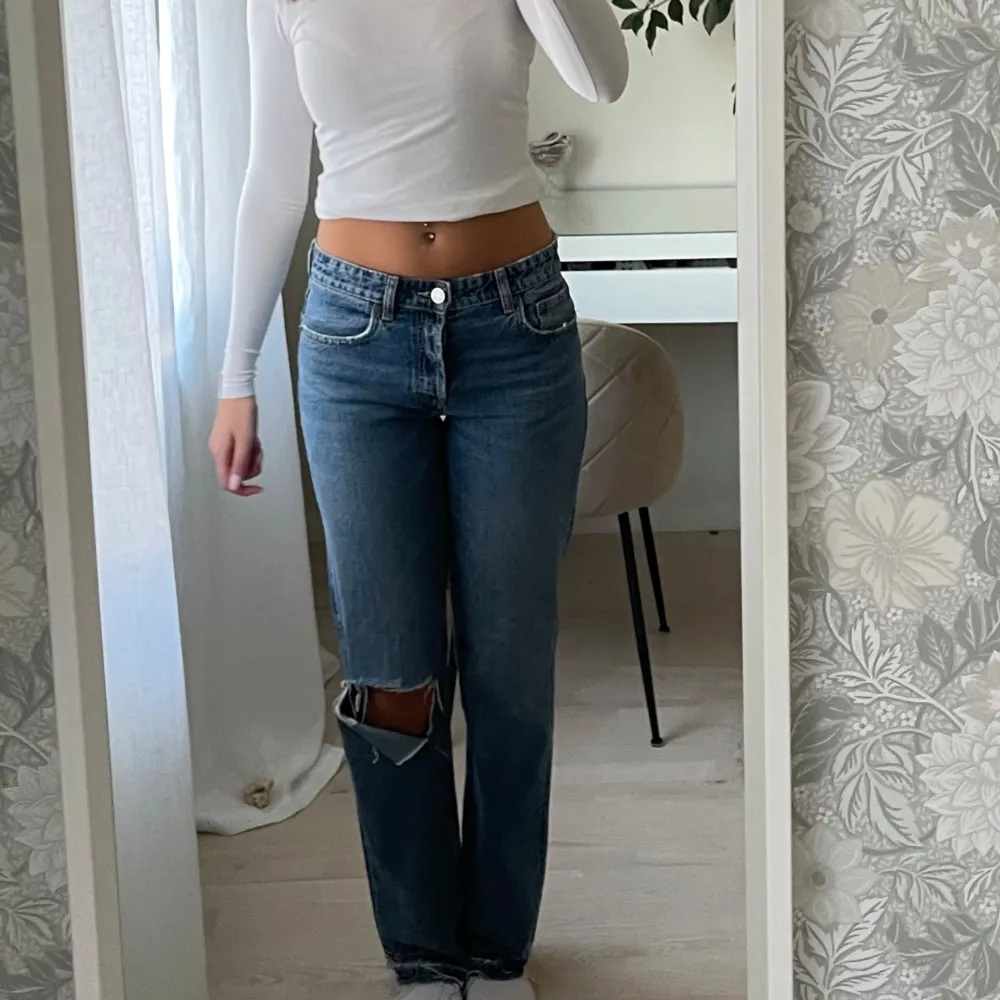 Supersnygga jeans från zara!. Farkut & Housut.