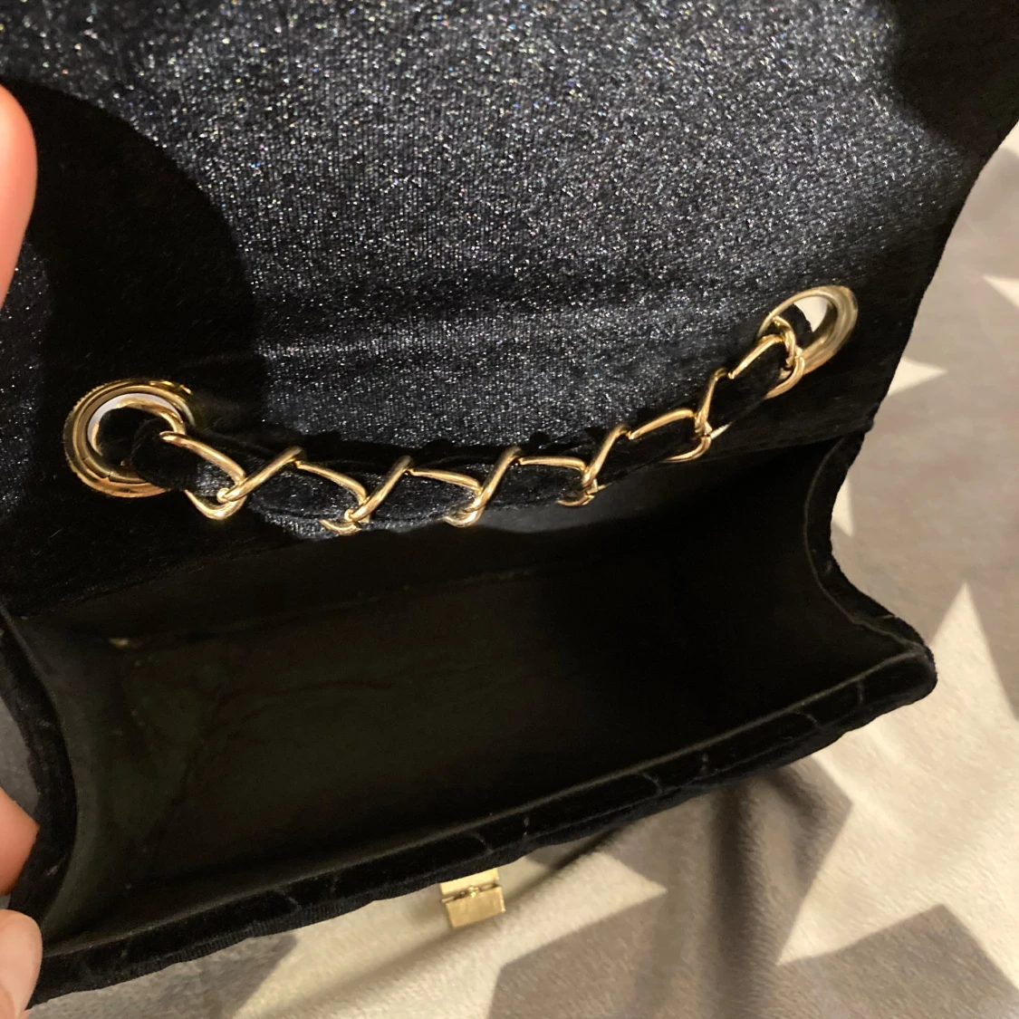 Väska mini sammet - 90