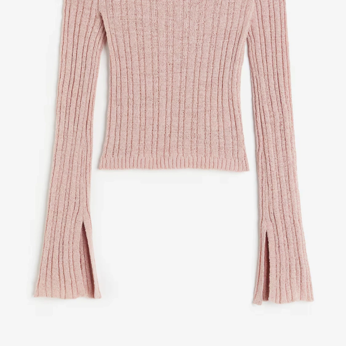 Ribbstickad tröja  - 91