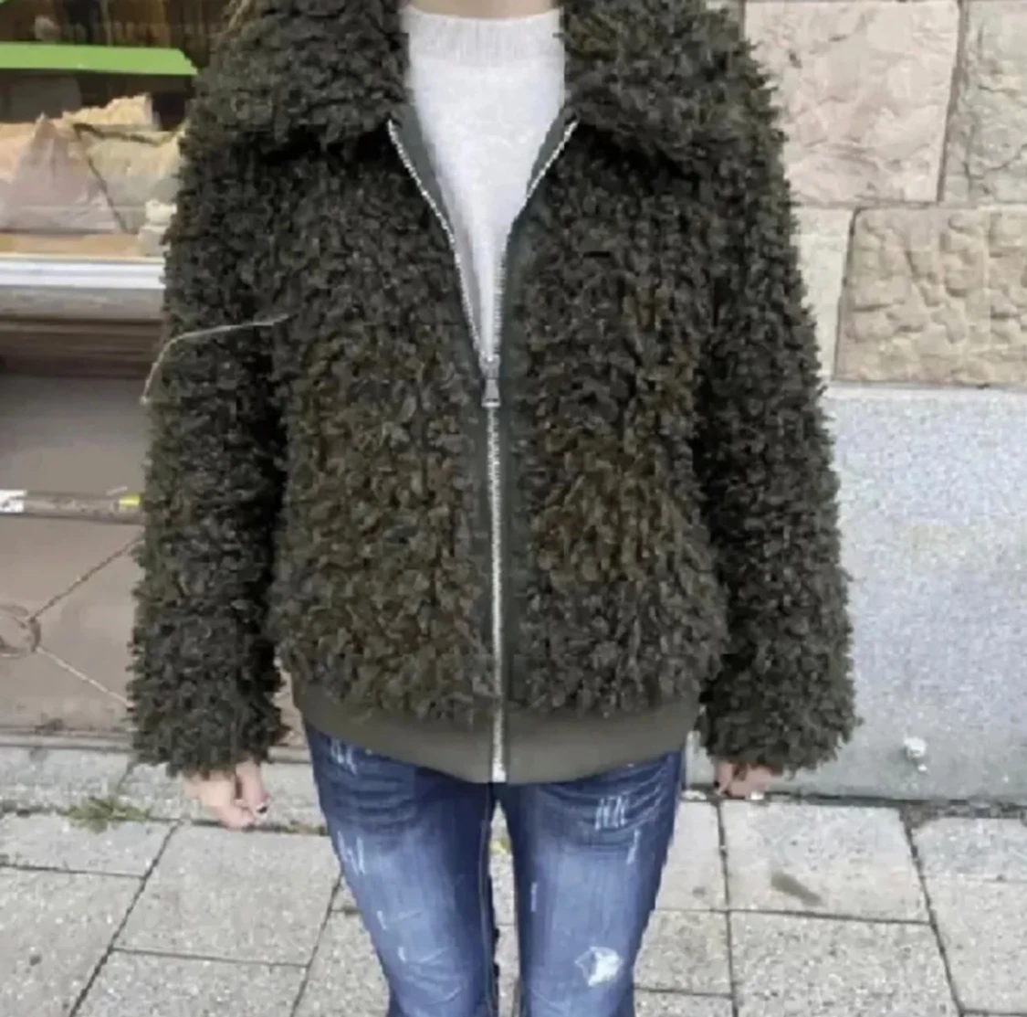 Grön H&M jacka  - 91