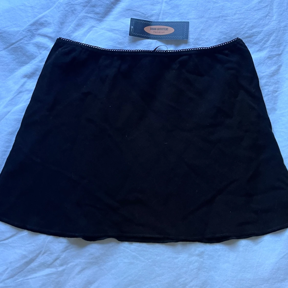 Svart mini kjol - 92