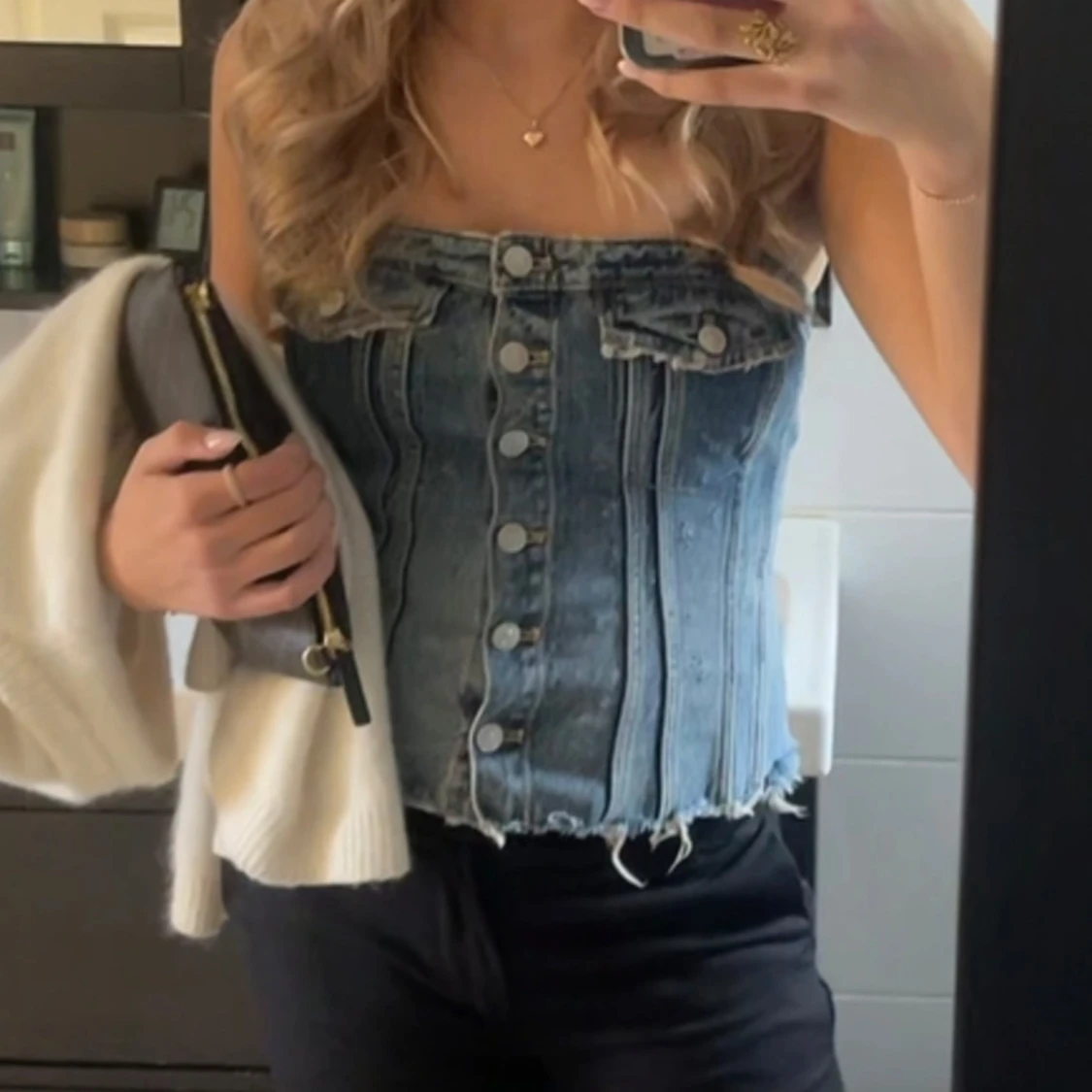 Zara jeans topp - 90