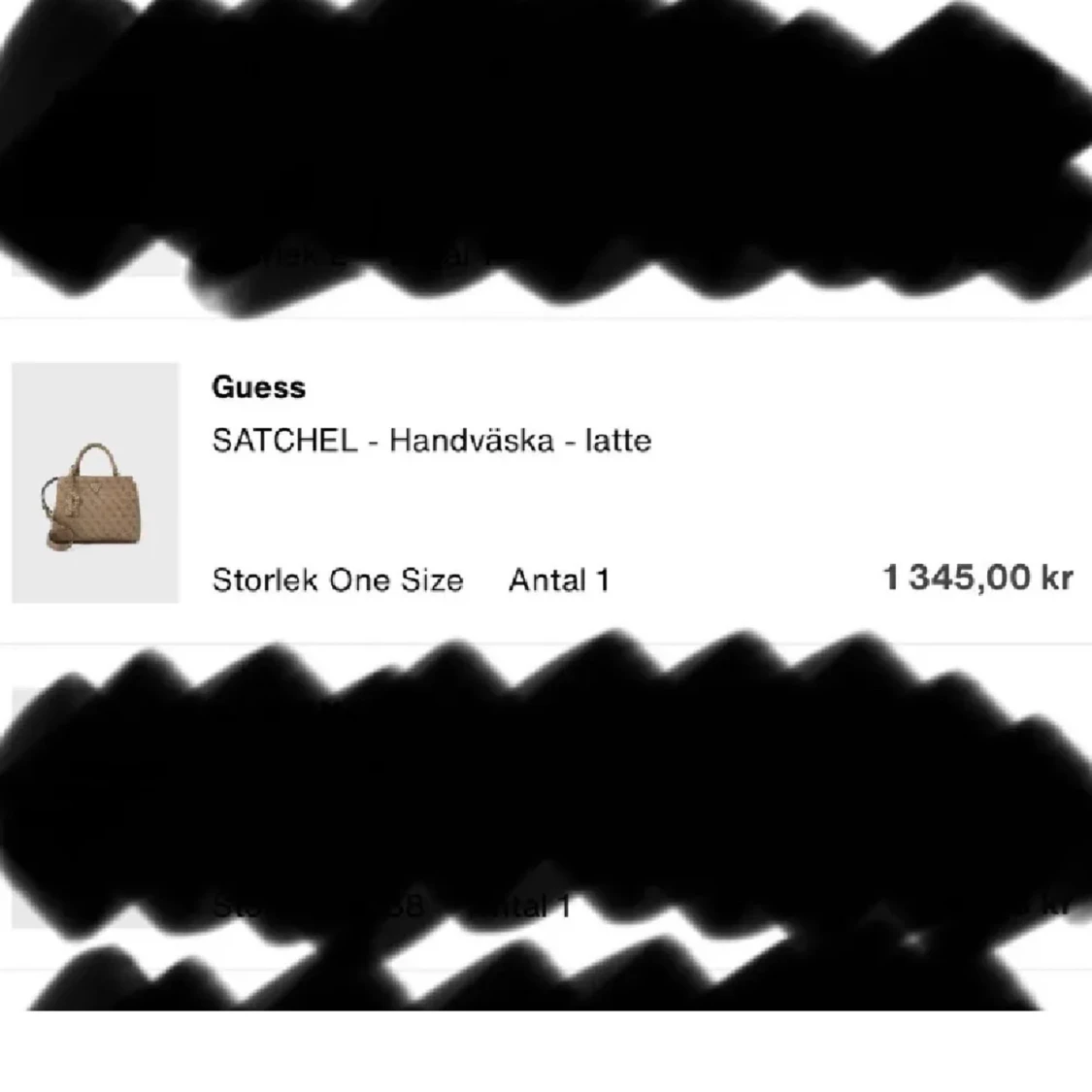 Brun handväska från Guess - 4