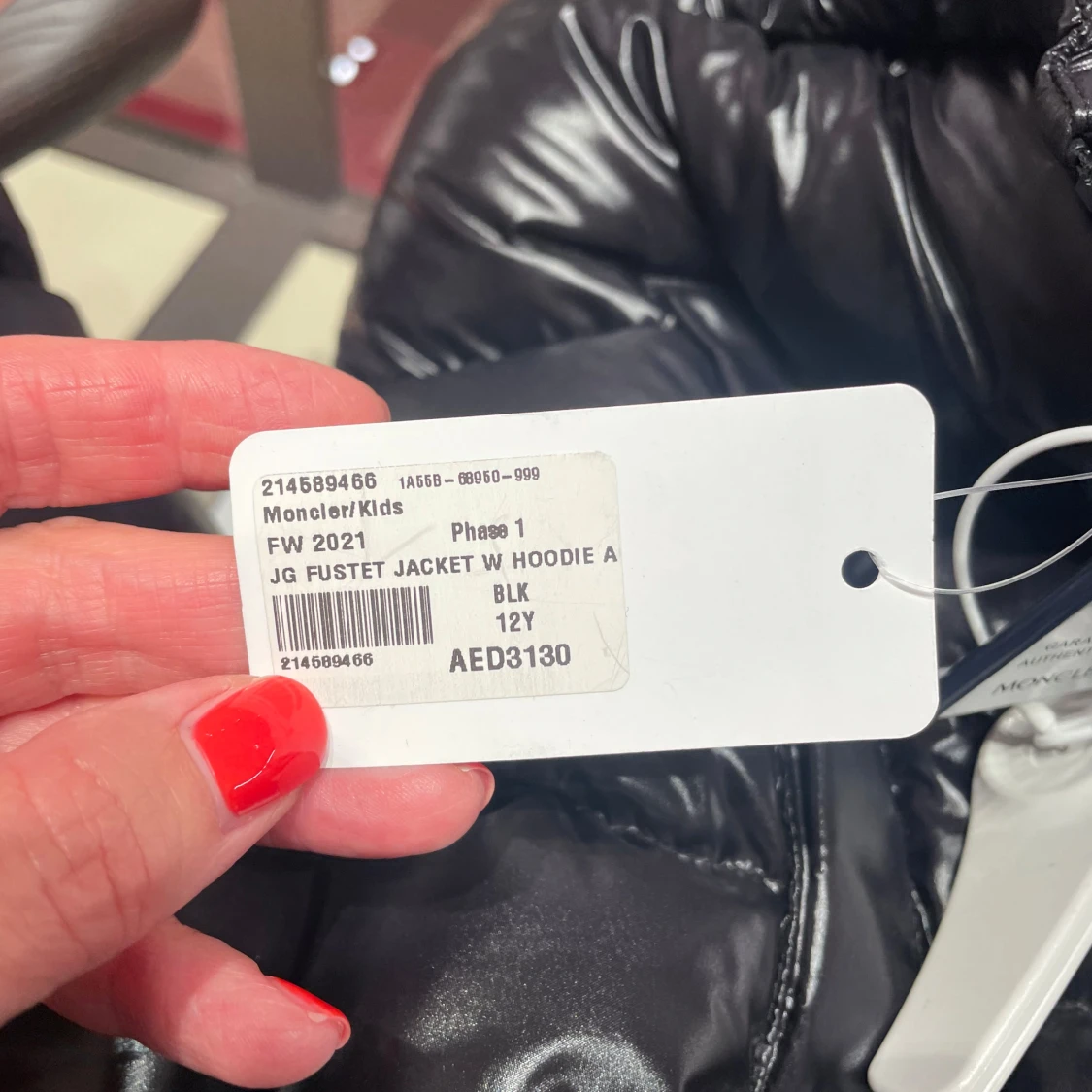 Svart vinterjacka från Moncler - 93