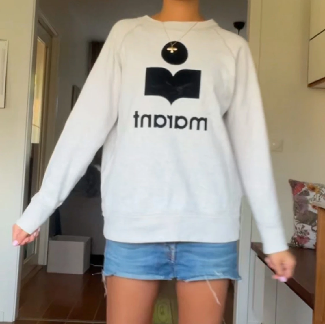 Grå sweatshirt från Isabel Marant - 1